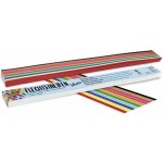 URSUS Papier de bricolage Bandes de tresses 1 x 50 cm, 200 pièces, Multicolore