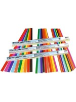 URSUS Papier de bricolage Bandes de tresses 1 x 50 cm, 200 pièces, Multicolore