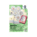 URSUS Papier de bricolage Botanica 23 x 33 cm, 35 g/m², 5 feuilles