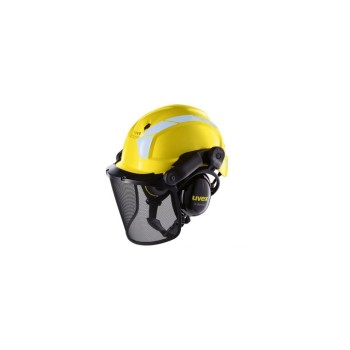 UVEX Schutzhelm pheos, yellow with Lüftungen UVEX Schutzhelm pheos, yellow with Lüftungen