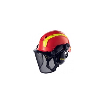 UVEX Schutzhelm pheos, red with Lüftungen UVEX Schutzhelm pheos, red with Lüftungen