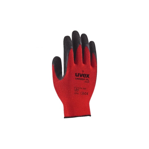 uvex Gant de protection Unigrip PL 6628, 10 paires Taille: 7, Rouge