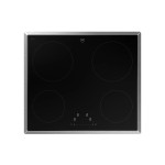 V-Zug Plaque de cuisson par induction CookTop V2000 I604 Acier chromé