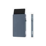 Valenta CardCase Aluminium MS Blue, MagSafe, Blue Titanium
