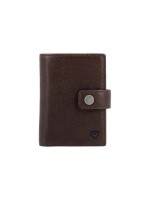 VALENTA Card Wallet Leather MagSafe, Luxe Chocolate
