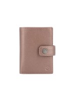 VALENTA Card Wallet Leather MagSafe, Luxe Metallic Copper