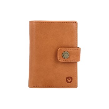 VALENTA Card Wallet Leather MagSafe, Luxe Tan