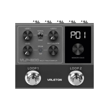 Valeton VLP-200 Échantillonneur multipiste Dual Looper