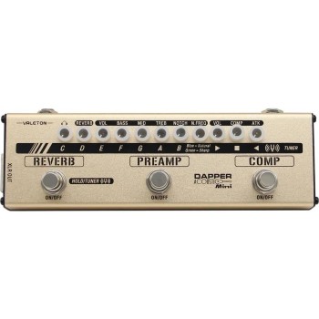 Valeton Dapper Acoustic Mini Pédale multi-effets pour guitare acoustique Valeton Dapper Acoustic Mini Pédale multi-effets pour guitare acoustique