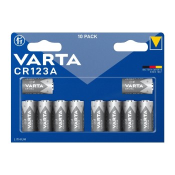 Varta Pile CR123A 10 pièces Varta Pile CR123A 10 pièces