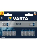 VARTA Lithium Batterie CR2, 10Stk, Kapazität 920 mAh