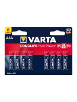 VARTA Longlife Max Power AAA, 1.5V, 8Stk, vergl. Typ LR03, MICRO, AM4, KA3, AAA