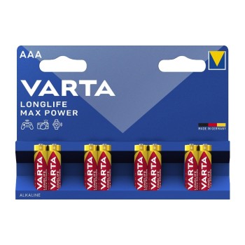 Varta Pile Longlife Max Power AAA 8 Pièce/s Varta Pile Longlife Max Power AAA 8 Pièce/s