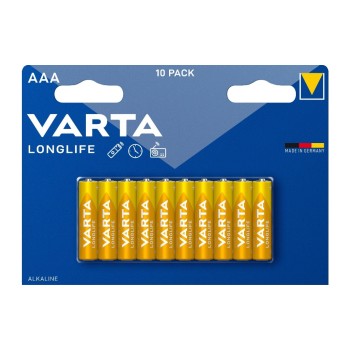 Varta Pile Longlife AAA 10 Pièce/s Varta Pile Longlife AAA 10 Pièce/s