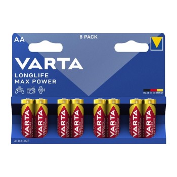 Varta Pile Longlife Max Power AA 8 Pièce/s Varta Pile Longlife Max Power AA 8 Pièce/s