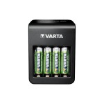 Varta Chargeur LCD Plug Charger+ incl. 4xAA
