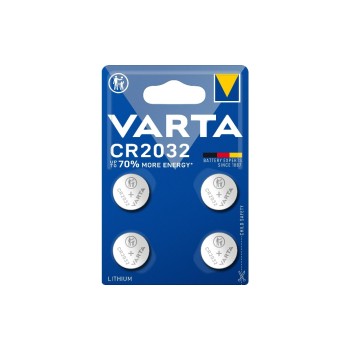 Varta Pile bouton CR2032 , 4 Pièce/s Varta Pile bouton CR2032 , 4 Pièce/s