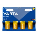 Varta Pile Longlife C , 4 Pièce/s