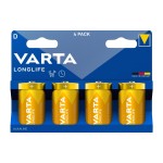 Varta Pile Longlife D , 4 Pièce/s
