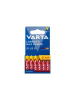 VARTA Longlife Max Power AAA, 1.5V, 6Stk, 6 Stück, Vollkartonverpackung