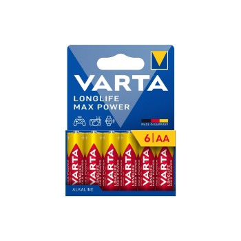 Varta Pile Longlife Max Power AA , 6 Pièce/s Varta Pile Longlife Max Power AA , 6 Pièce/s
