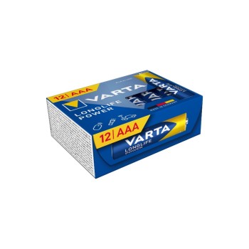 VARTA Longlife Power AAA, 1.5V, 12Stk, 12 Stück, Cube Verpackung VARTA Longlife Power AAA, 1.5V, 12Stk, 12 Stück, Cube Verpackung