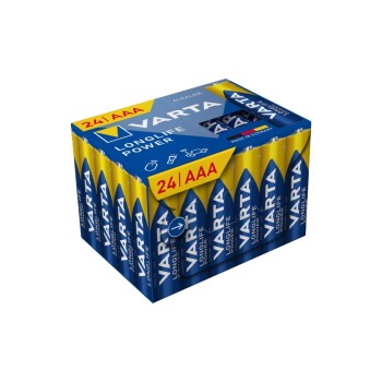 VARTA Longlife Power AAA, 1.5V, 24Stk, 24 Stück, Cube Verpackung VARTA Longlife Power AAA, 1.5V, 24Stk, 24 Stück, Cube Verpackung