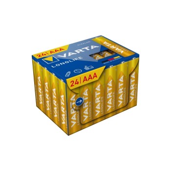 Varta Pile Longlife AAA CUBE24 , 24 Pièce/s Varta Pile Longlife AAA CUBE24 , 24 Pièce/s