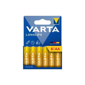 Varta Pile Longlife AA , 6 Pièce/s Varta Pile Longlife AA , 6 Pièce/s