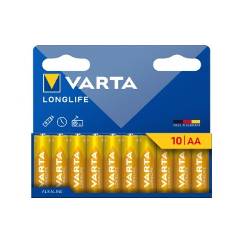 Varta Pile Longlife AA , 10 Pièce/s Varta Pile Longlife AA , 10 Pièce/s