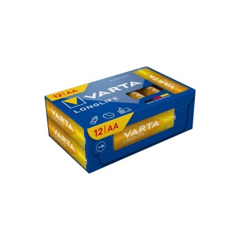 Varta Pile Longlife AA Cube , 12 Pièce/s Varta Pile Longlife AA Cube , 12 Pièce/s
