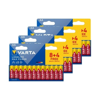VARTA Longlife Max Power AA, 1.5V, 48Stk, 48 Stück, 4x Vollkartonverpackung