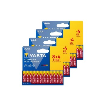 VARTA Longlife Max Power AAA, 1.5V, 48Stk, 48 Stück, 4x Vollkartonverpackung