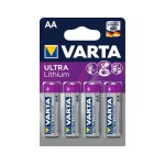 VARTA Lithium Batterie AA, 1.5V, 4Stk, vergl. Typ LR06, MIGNON, AM3, AA