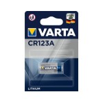 VARTA Lithium Batterie CR123A, 1Stk, Kapazität 1480 mAh