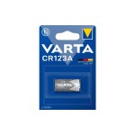 VARTA Lithium Batterie CR123A, 1Stk, Kapazität 1480 mAh