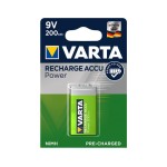 VARTA accu Typ 9V 200 mAh, 1Stk, 1er-Pack, NiMH, 8.4V