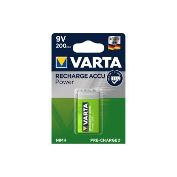 VARTA accu Typ 9V 200 mAh, 1Stk, 1er-Pack, NiMH, 8.4V VARTA accu Typ 9V 200 mAh, 1Stk, 1er-Pack, NiMH, 8.4V