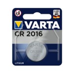 VARTA Knopfzelle CR2016, 3V, 1Stk, vergl. Typ 6016,