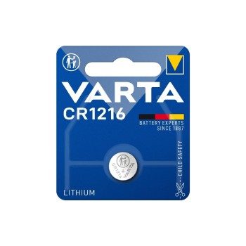 VARTA Knopfzelle CR1216, 3V, 1Stk, vergl. Typ 6216, VARTA Knopfzelle CR1216, 3V, 1Stk, vergl. Typ 6216,