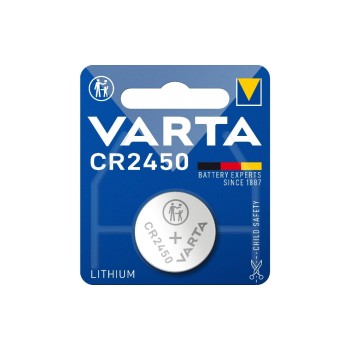VARTA Knopfzelle CR2450, 3V, 1Stk, vergl. Typ 6450, VARTA Knopfzelle CR2450, 3V, 1Stk, vergl. Typ 6450,