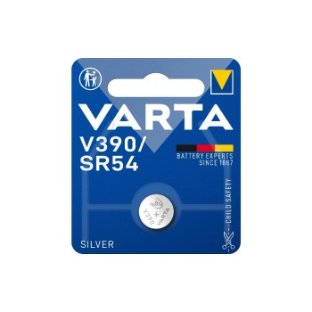 VARTA Knopfzelle V390, 1.55V, 1Stk, vergl. Typ 390 / SR54 VARTA Knopfzelle V390, 1.55V, 1Stk, vergl. Typ 390 / SR54
