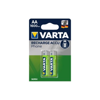 VARTA Phone accu AA 1600mAh, 2Stk,, 2er-Pack, NiMH, 1.2V VARTA Phone accu AA 1600mAh, 2Stk,, 2er-Pack, NiMH, 1.2V