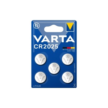 VARTA Pile bouton CR2025, 3V, 5Stk, vergl. Typ 6025, VARTA Pile bouton CR2025, 3V, 5Stk, vergl. Typ 6025,