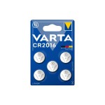 VARTA Pile bouton CR2016, 3V, 5Stk, vergl. Typ 6016,