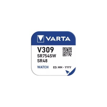 VARTA Pile bouton V309, 1.55V, 10Stk, vergl. Typ 309 VARTA Pile bouton V309, 1.55V, 10Stk, vergl. Typ 309