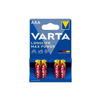 VARTA Max Tech Alk.Batterie AAA, 1.5V, 4Stk, LR03, MICRO, AM4, KA3, AAA VARTA Max Tech Alk.Batterie AAA, 1.5V, 4Stk, LR03, MICRO, AM4, KA3, AAA