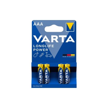 VARTA High Energy Batterie AAA, 1.5V, 4 pièces , équivalent LR03, MICRO, AM4, KA3, AAA VARTA High Energy Batterie AAA, 1.5V, 4 pièces , équivalent LR03, MICRO, AM4, KA3, AAA