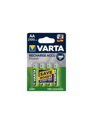 VARTA Power accu AA 2100mAh, 4 pces, NiMH, 1.2V VARTA Power accu AA 2100mAh, 4 pces, NiMH, 1.2V