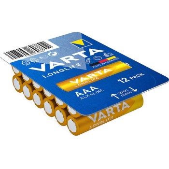 Varta Pile Longlife AAA 12 Pièce/s Varta Pile Longlife AAA 12 Pièce/s
